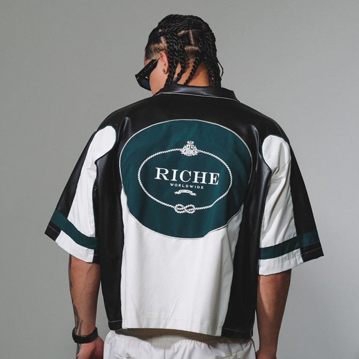 Racer crop jacket