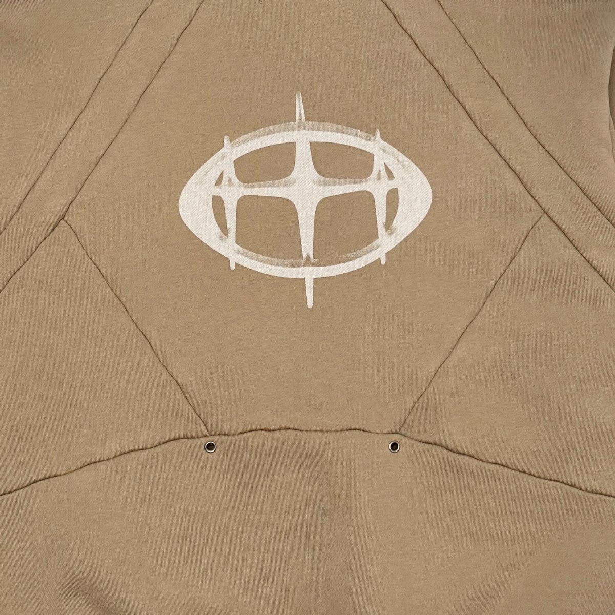 Unknown washed effect heavyweight cotton fleece hoodie