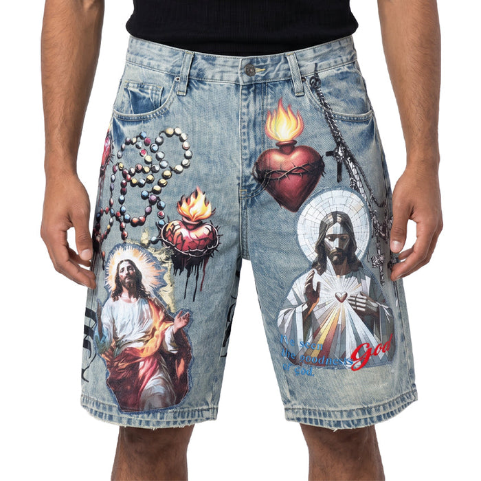 Sacred heart shorts