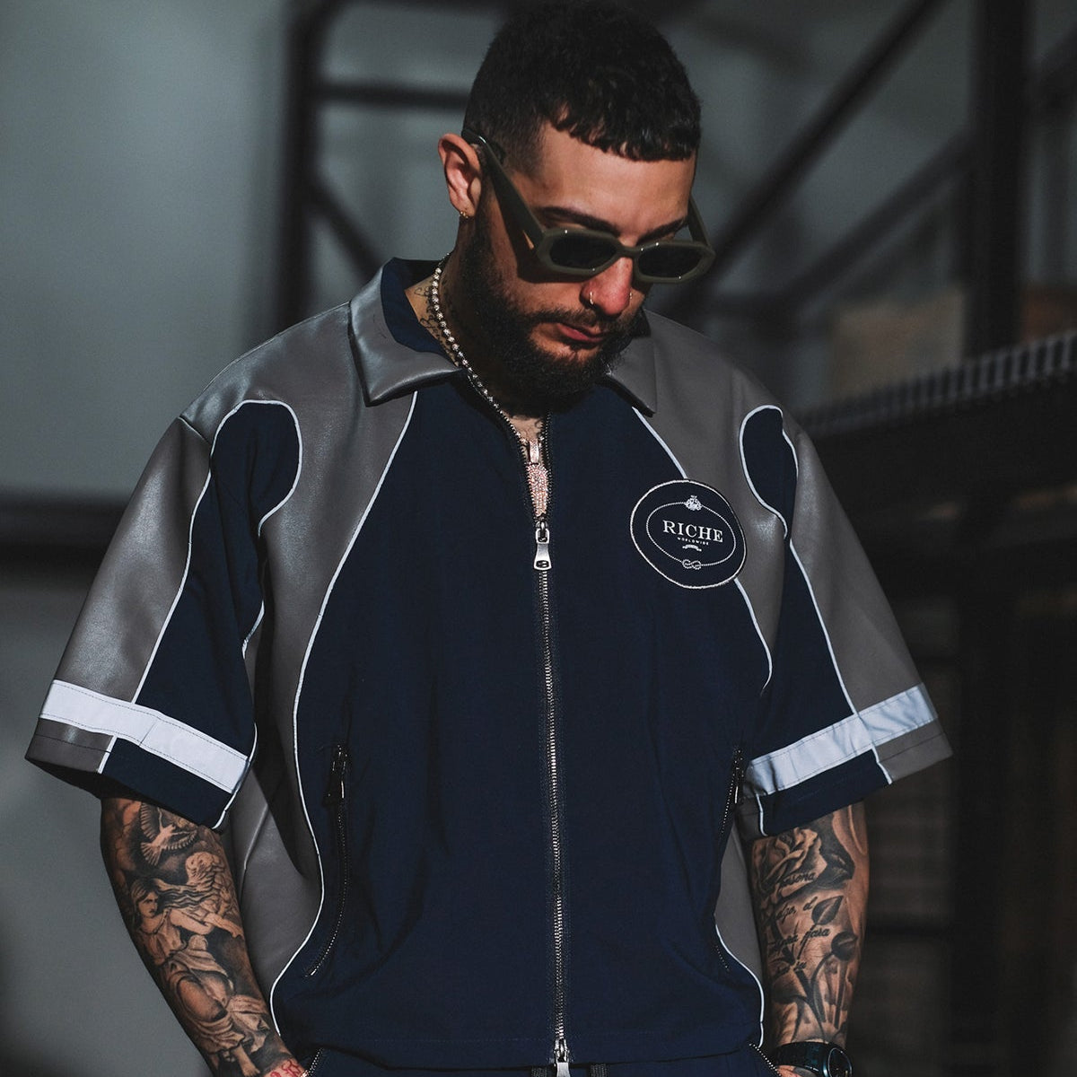 Racer crop jacket