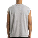 Printed wings sleeveless tee