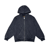 Unknown Winged Rivet Zip Hoodie