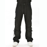 Multi cargo fit denim