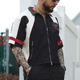 Racer crop jacket