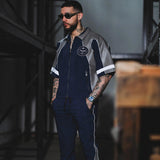 Racer crop jacket