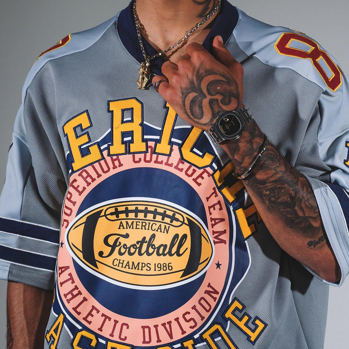 Patchwork jersey