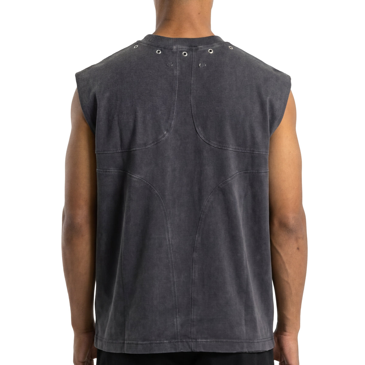 Printed wings sleeveless tee
