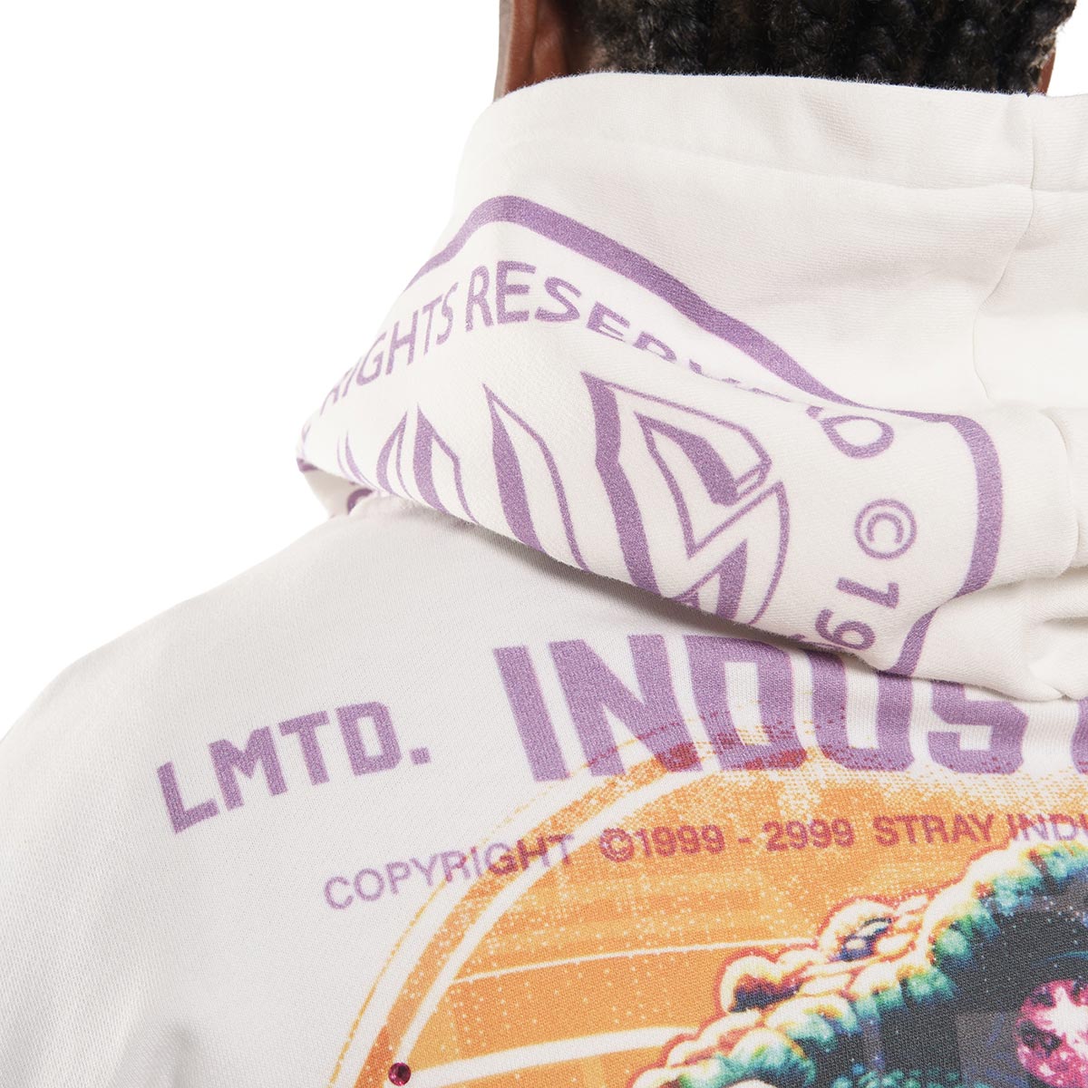 Delusions stray full-zip hoodie
