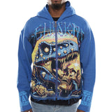 Delusions stray full-zip hoodie