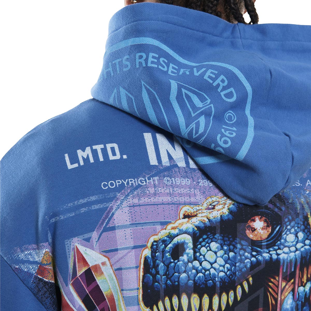Delusions stray full-zip hoodie