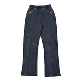 Unknown Sculpted Panel Acid-Wash Joggers