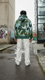 Stray robot attack full-zip hoodie