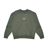 Unknown heavyweight cotton fleece crewneck sweatshirt