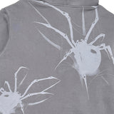 Unknown Garment-dyed, heavyweight cotton fleece cropped pullover hoodie