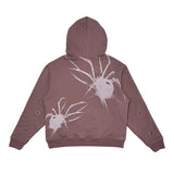 Unknown Garment-dyed, heavyweight cotton fleece cropped pullover hoodie