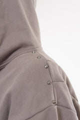 Unknown garment dyed full-zip hoodie