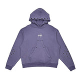 Unknown washed effect pullover hoodie