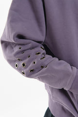 Unknown washed effect pullover hoodie