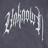 Unknown washed effect pullover hoodie