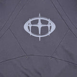 Unknown washed effect heavyweight cotton fleece hoodie