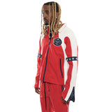 Star studded nylon jacket set