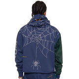 Venom biker cropped hoodie