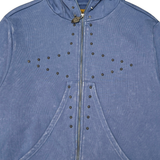 Unknown Winged Rivet Zip Hoodie