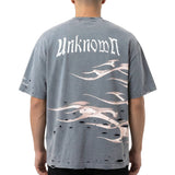 Metalic flames tee