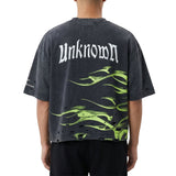 Metalic flames tee