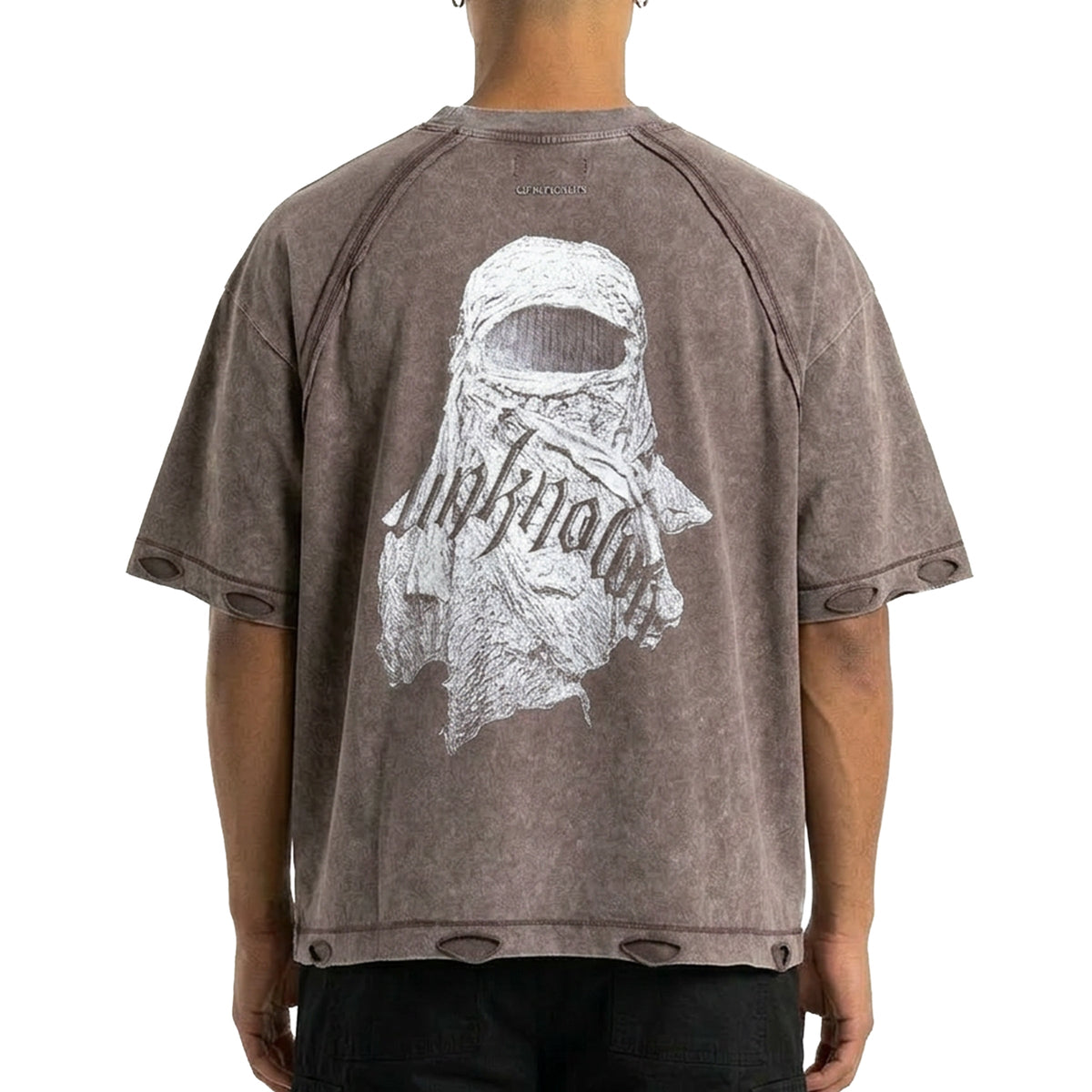 Masked washed tee