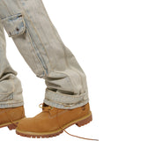 Multi cargo baggy fit denim pant