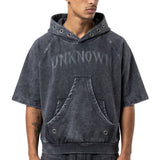 Unknown short sleeve hoodie