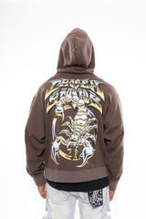 Chosen studios oversized full zip hoodie