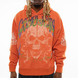 Conflicts oversized pull-over hoodie