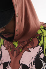 Sea horses pull over hoodie