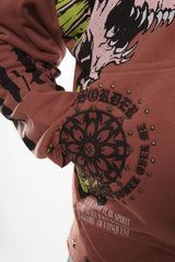 Sea horses pull over hoodie