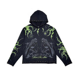 Established alone pull over hoodie