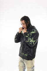 Established alone pull over hoodie