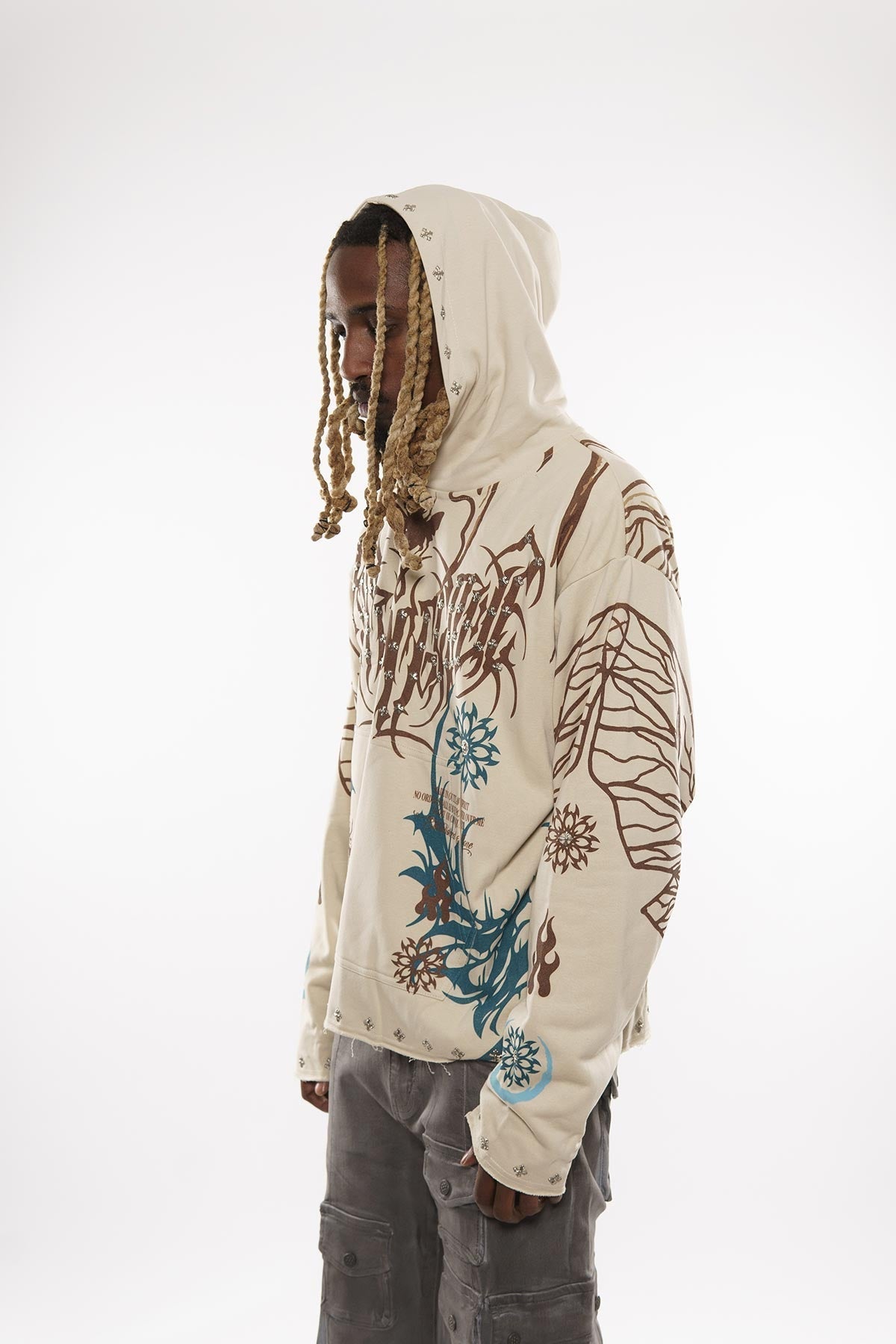 Atlas beetle pullover hoodie