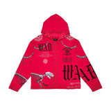 Glory of conquest zip up hoodie