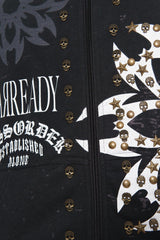 Diss the order zip up hoodie
