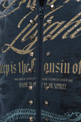 Sleep is the cousin of death zip up hoodie