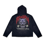 Guardian lion pull over hoodie