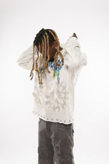 Guardian lion pull over hoodie