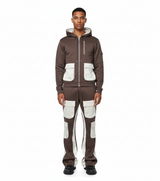 Two Tone Sweatsuit Set