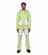 Two Tone Sweatsuit Set