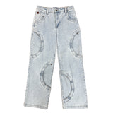 Baggy Round Pocket Denim Jeans