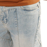 Baggy Panel Denim Jeans