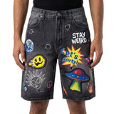 Cosmic misfit shorts