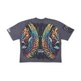 Burning skull tshirt